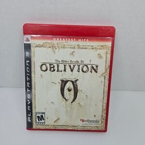 Bethesda Elder Scrolls IV Oblivion Greatest Hits RPG Fantasy PS3 Sony Game NTSC